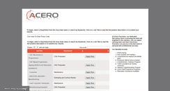 Desktop Screenshot of acero.submit4jobs.com